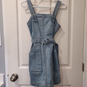 Denim mini dress